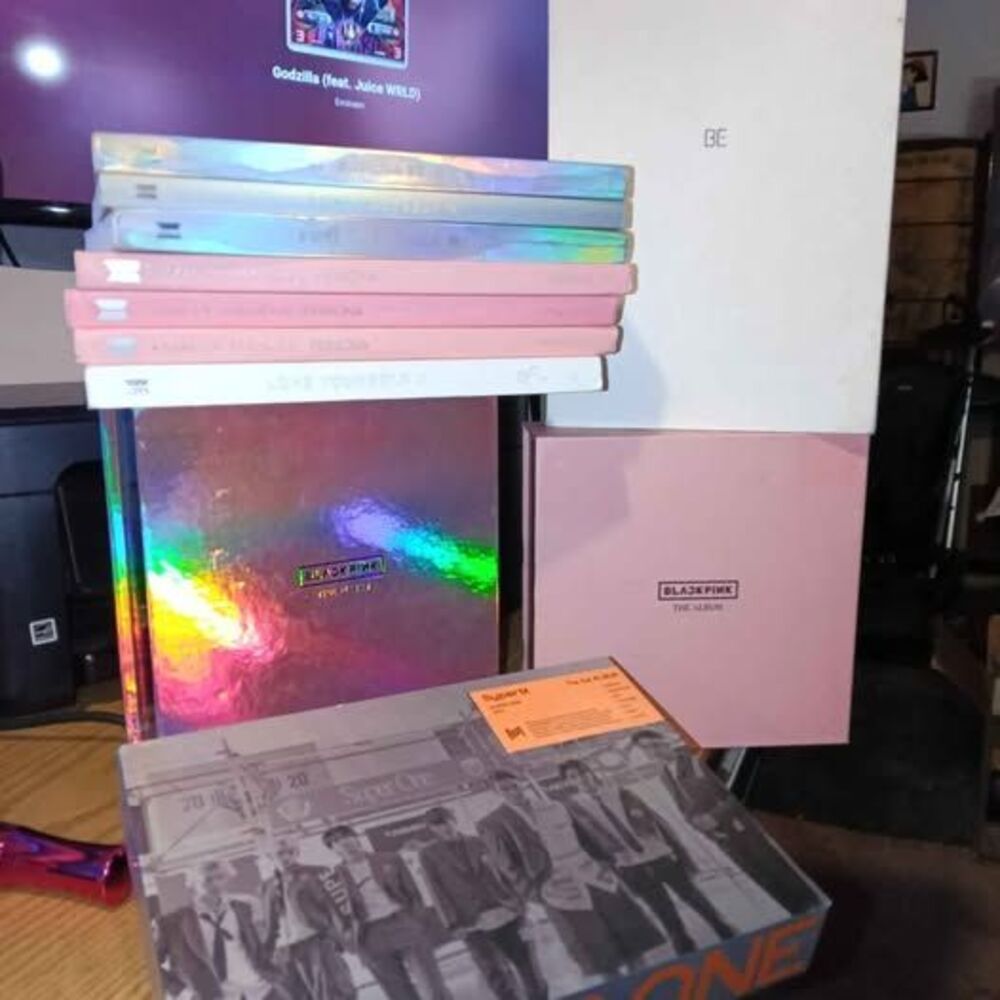 BTS, BLACKPINK, and SuperM K-Pop Album Collection